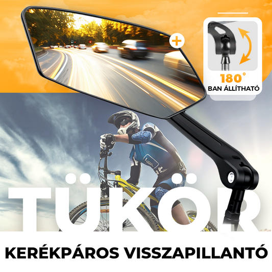 🚴♀️🔍 360° forgatható állítható kerékpár visszapillantó tükör 💖