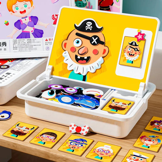 Mágneses puzzle gyermekjátékok