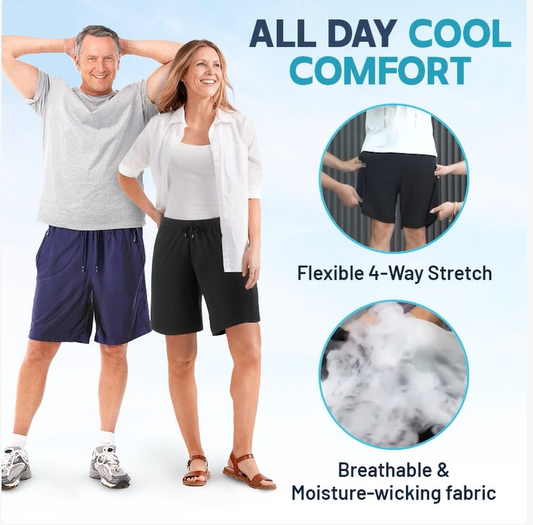 🔥Forró eladó🔥Unisex jégselyem gyors száradású stretch rövidnadrágok