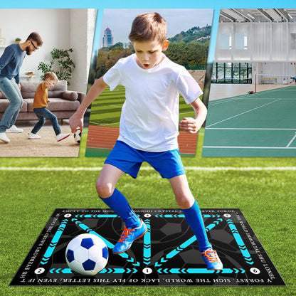 ⚽Focitréning szőnyeg minden szintre Csúszásmentes csendes
