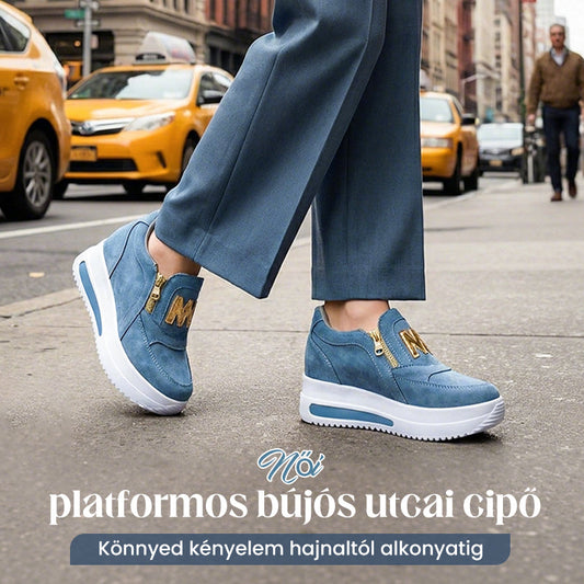 🌺 EU 35-43 👍 Női alkalmi platform Slip-on ortopédiai cipők 👞✨