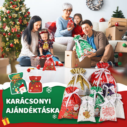 🔥🎁Karácsonyi ajándék táskája húzózsinórral