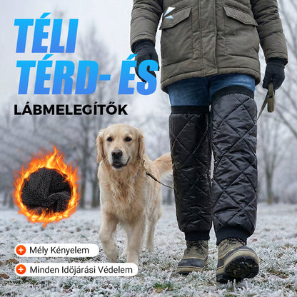 Téli szélálló meleg lábszárvédő
