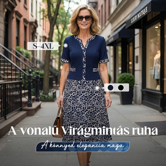 👗Virágos minta Női kétrészes ruhák