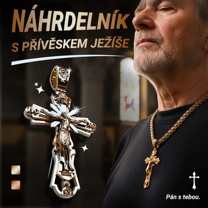 ✨Nyaklánc Jézust ábrázoló medállal