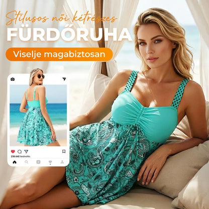 🔥👙【S-4XL】Konzervatív bikini fürdőruha
