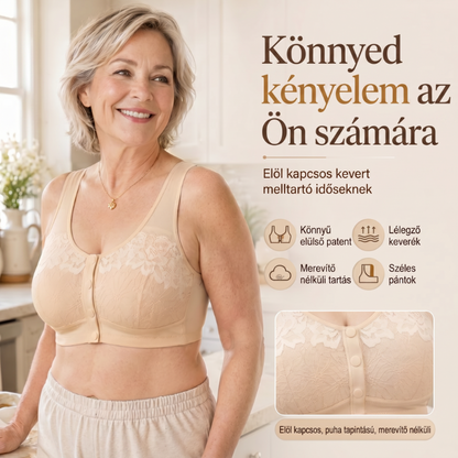 💕 Kényelmes, formázó, elöl záródó, vezeték nélküli melltartó