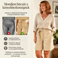 👗Női alkalmi V-nyakú felső és rövidnadrág szett
