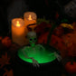 ✨🎃Halloween dekorációk beltéri használatra - Boszorkányok üstje mágikus lebegő bájitalos üvegekkel és ködkészítővel