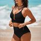 🔥 S-2XL 🌞 Női magas derekú bikini 🌊👙