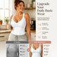 Női mély V-nyakú, testhezálló camisole
