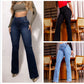 👖Stretch magas derekú farmernadrág