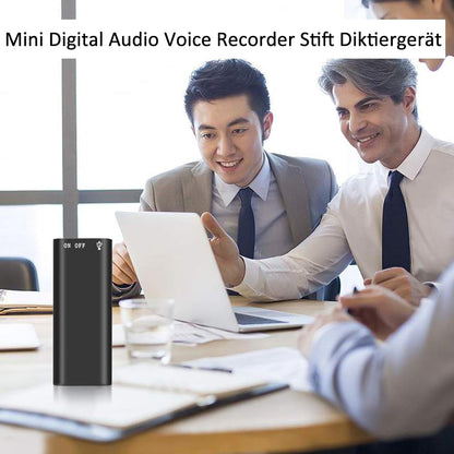 🎙️ Mini hangrögzítő: rögzítsen minden hangot intelligens, kompakt pontossággal 💿