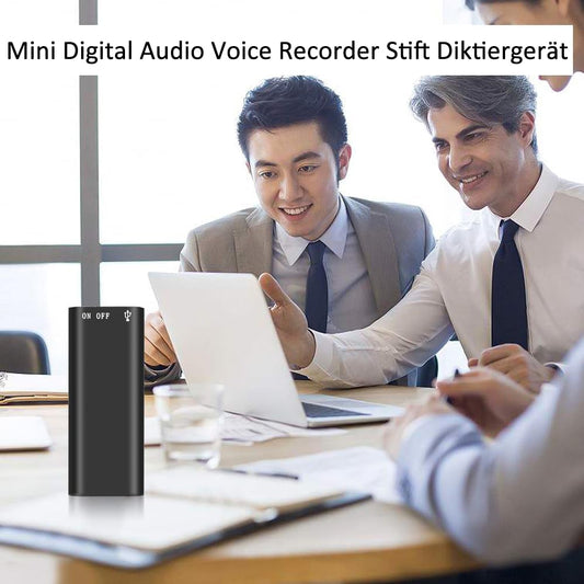 🎙️ Mini hangrögzítő: rögzítsen minden hangot intelligens, kompakt pontossággal 💿