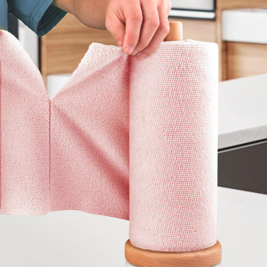 ♻️ Újrafelhasználható mikroszálas papírtörlő tekercs 🧻