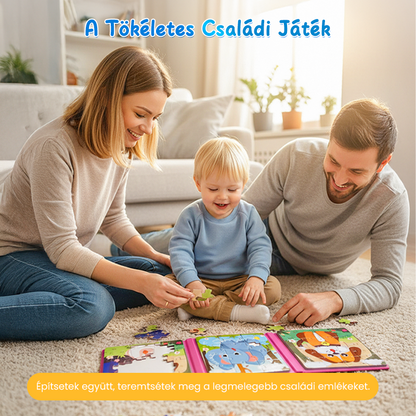 🎁 Mágneses építőkönyv gyerekeknek 🧩👶💕