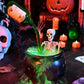 ✨🎃Halloween dekorációk beltéri használatra - Boszorkányok üstje mágikus lebegő bájitalos üvegekkel és ködkészítővel