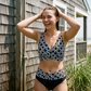👙🌊Női magas derekú kétrészes bikini szett 🏖️
