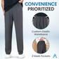 【M-4XL】❄️Férfi Ice Silk melegítőnadrág