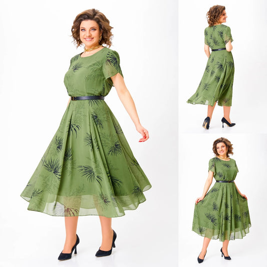 🌹Ingyenes rózsa nyaklánc a készlet erejéigKiváló minőségű női A vonalú fűzős ruha