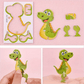 3D-s puzzle-k rajzfilmfigurákkal 🦖 – fejleszti a kézügyességet és a logikai gondolkodást
