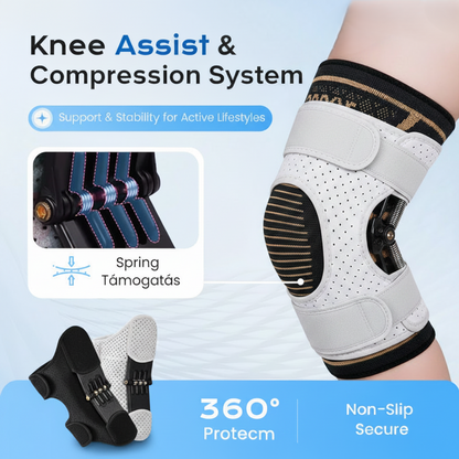 【M-XL】🏃‍♂️Állítható térdvédő erősítő sporthoz