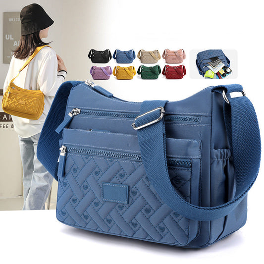 Borsa messenger a tracolla in nylon