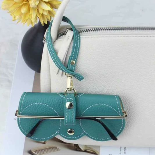 👓️Puha bőr napszemüveg táska