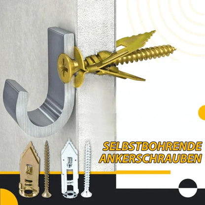 🔥 Gipszkarton Bővítő Dübel Magas Szilárdságú Cink Csavar Készlet