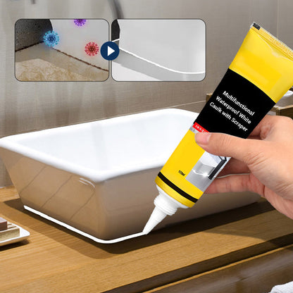 ✨Többfunkciós, vízálló fehér tömítőanyag kaparóval