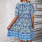 Boho V-nyakú nyaralási ruha