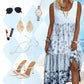 ✨👗 Boho Stílusú Ujjatlan Ruha Nőknek