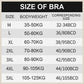 💕M-5XL🦋Pillangós hímzésű merevítő nélküli melltartó