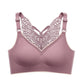 💕M-5XL🦋Pillangós hímzésű merevítő nélküli melltartó