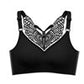 💕M-5XL🦋Pillangós hímzésű merevítő nélküli melltartó