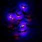 🦇Halloween 3D világító denevérek