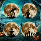 🦇Halloween 3D világító denevérek