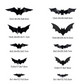 🦇Halloween 3D világító denevérek