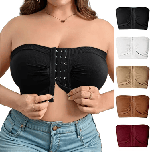🔥👚Pántnélküli Elülső Csatos Légáteresztő Melltartó