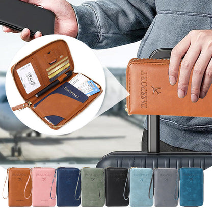 🧳✈️Többfunkciós RFID útlevél tárca