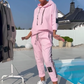 💖Női kapucnis pulóver és jogging nadrág 2 darabos alkalmi szett
