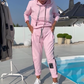 💖Női kapucnis pulóver és jogging nadrág 2 darabos alkalmi szett
