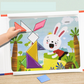 🎁A tökéletes ajándék🌟Gyerekek számára készült mágneses tangram puzzle készlet