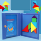 🎁A tökéletes ajándék🌟Gyerekek számára készült mágneses tangram puzzle készlet