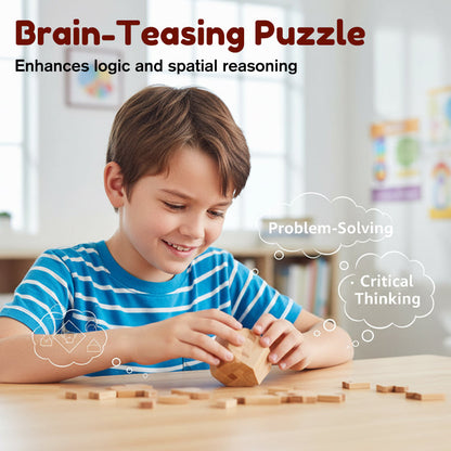 Klasszikus fa Luban zárós puzzle