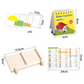 🧩 -✨【Geometrikus házréteges puzzle fa alapon】✨