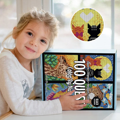 🔥🎨100 KÜLDETÉS Színező Számok Szerint