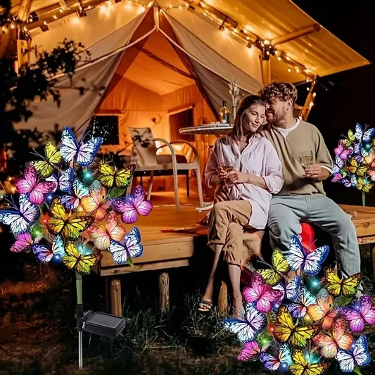 🦋Napelemes kültéri pillangó lámpák💐