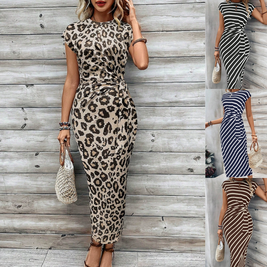 💕Női elegáns övvel ellátott ruha