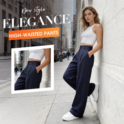 Női magas derekú öltönynadrág